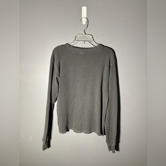 Daydreamer for Free People Waffle Knit Studded Long Sleeve Shirt Size X-Small - Picture 3 of 7